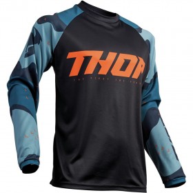 Maglia Thor Sector Camo N001 2020 Manica Lunga